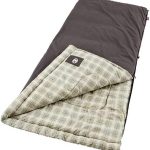 Heritage Big & Tall Cold-Weather Sleeping Bag, 10°F Camping Sleeping Bag for Adults, Comfortable & Warm Flannel Sleeping Bag for Camping and Outdoor Use, Fits Adults up to 6ft 7in Tall