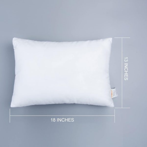 NTBAY 2 Pack Cotton Down Alternative 13x18 Pillows, Machine Washable - Soft and Breathable Travel Small Pillows for Sleeping, Ideal for Daycare, Crib, Cot - Image 5