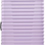 U.S. Traveler Boren Polycarbonate Hardside Rugged Travel Suitcase Luggage with 8 Spinner Wheels, Aluminum Handle, Lavender, Checked-Large 30-Inch